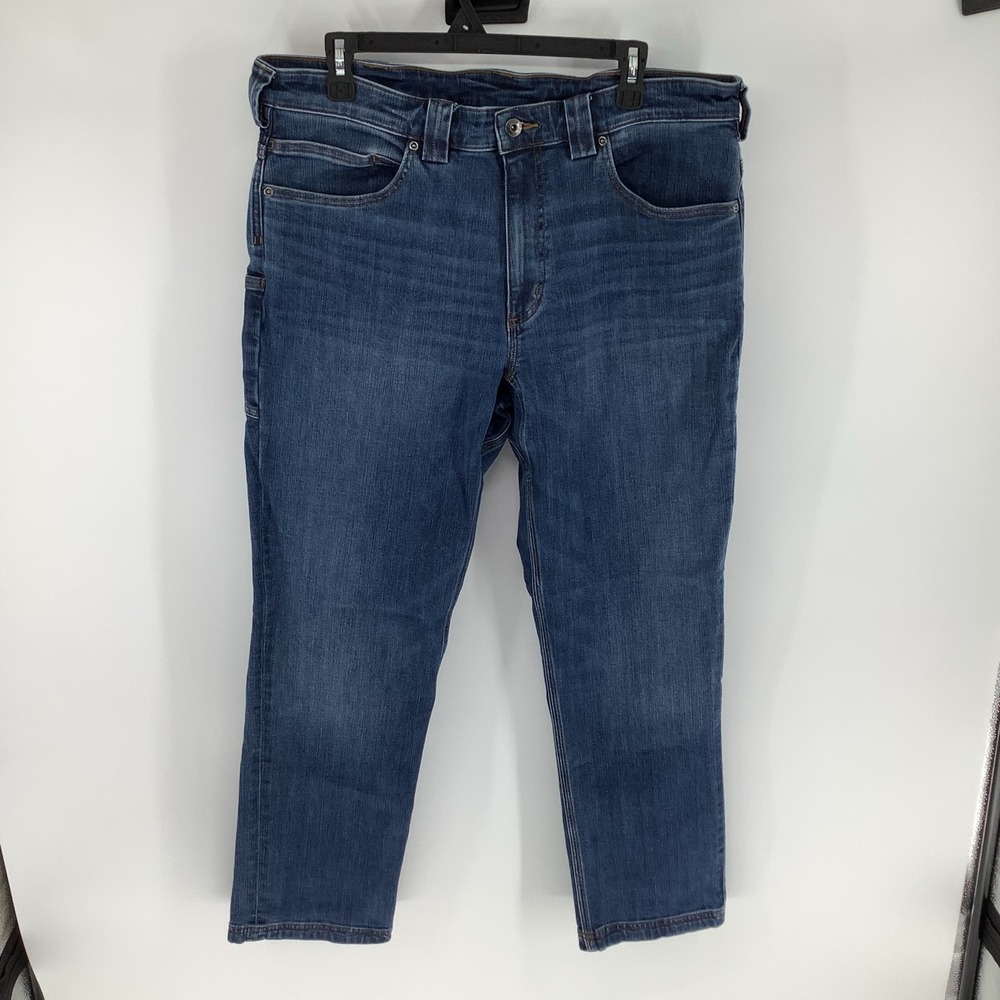 Duluth Trading Co Mens Ballroom‎ Double Flex Jeans Blue Denim Pants 36/30 - Picture 3 of 4